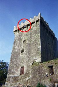 The location of the Blarney Stone (click to enlarge)
